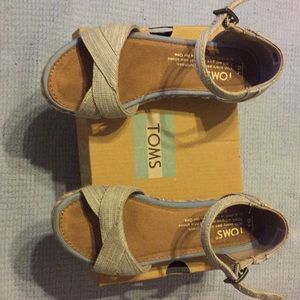 Toms Harper Drizzle Grey Textured Chambray